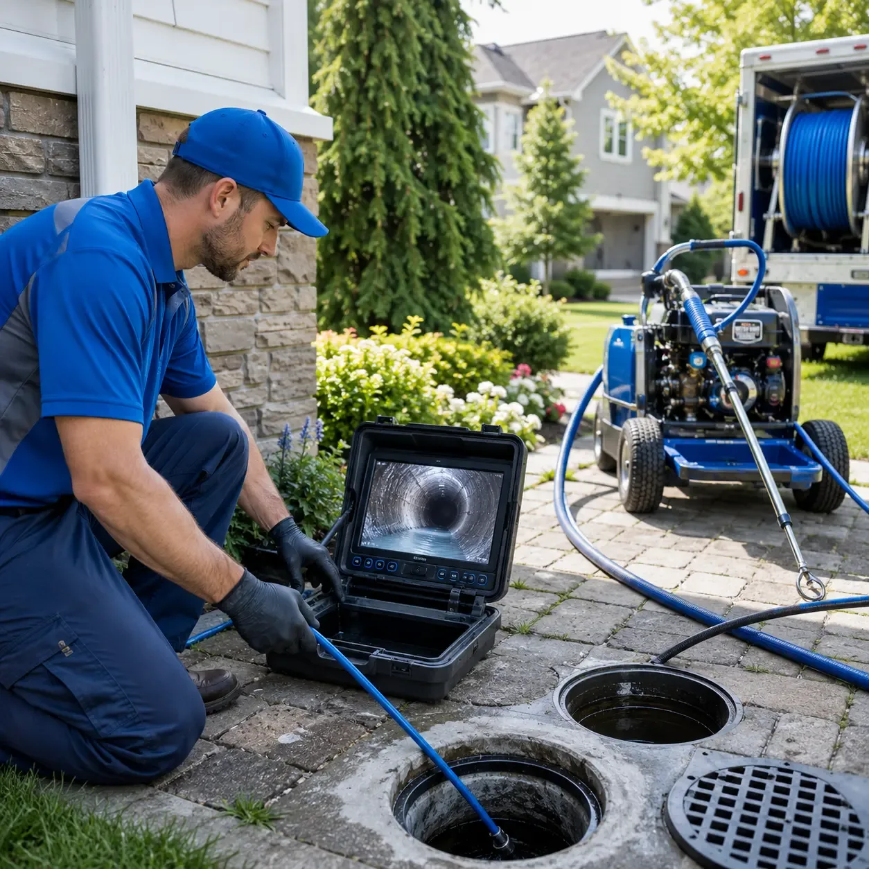 Outdoor drain cleaning professionals serving Beeville, TX